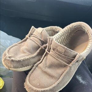 Hey Dude Kids Moccasins in Tan